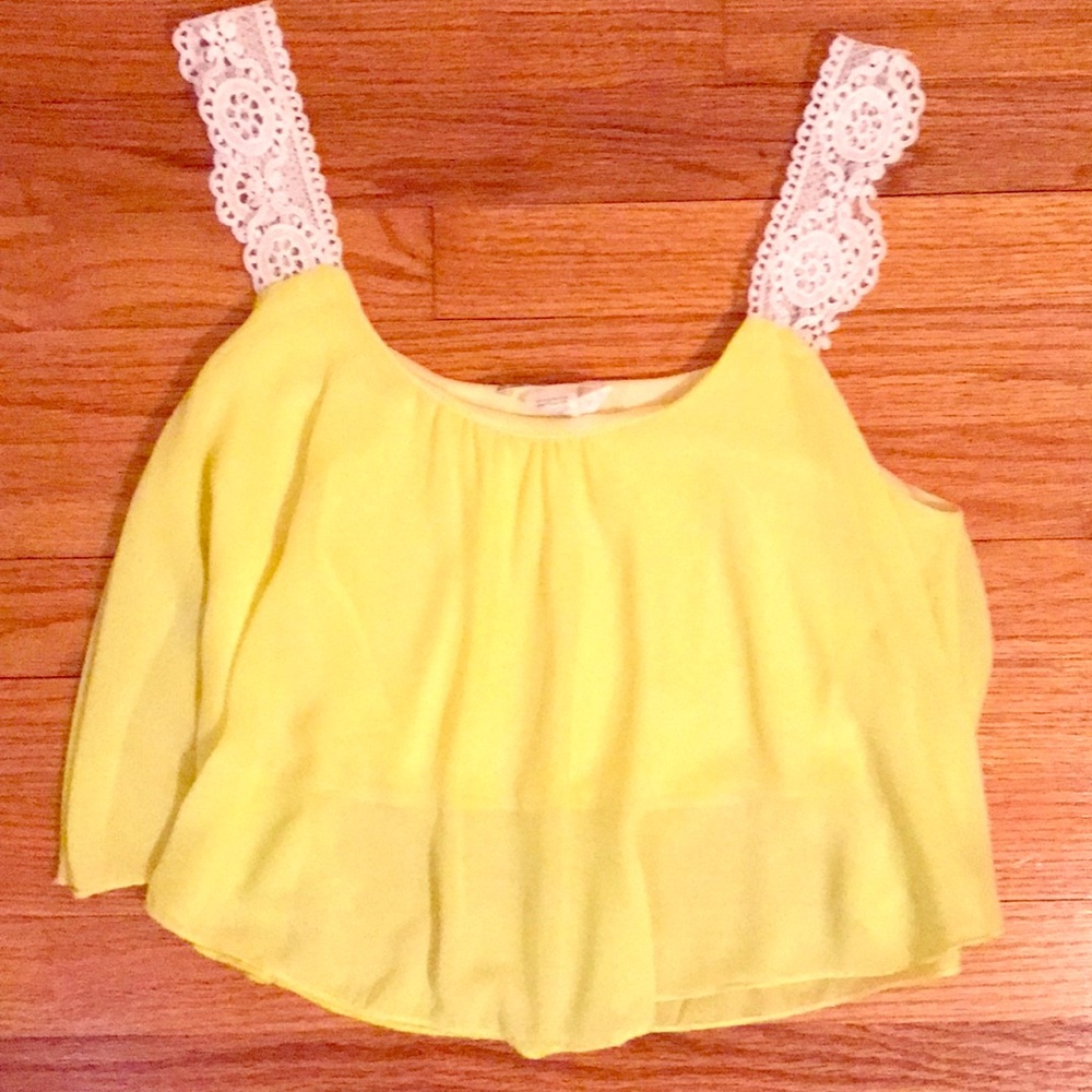 Yellow summery blouse